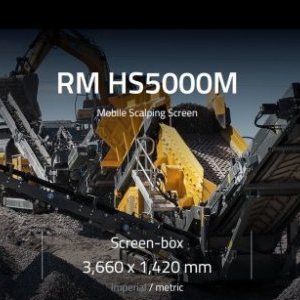 foto 25.7t hrubotřídič 300t/h mobil 2síta Maximus 512S / RubbleMaster HS5000 M